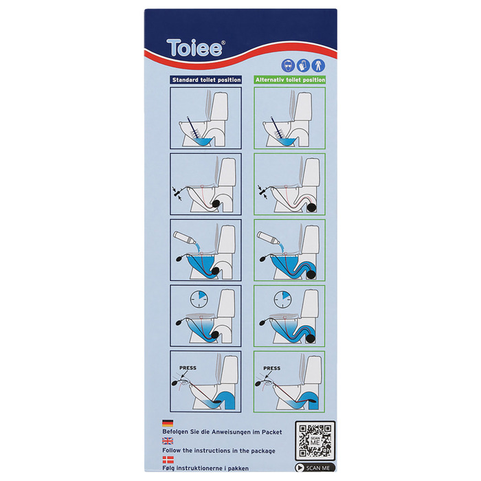 Toiee sampak m/Toilet Plug og WC Specialafkalker